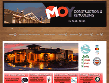 Tablet Screenshot of moyconstruction.com